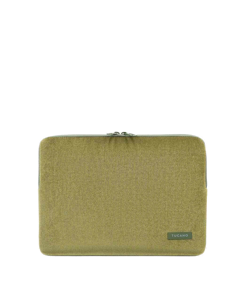 Tucano Velluto 13inch Case Stretchy neoprene & corduroy cover MacBook Pro/Air 13inch & Laptop 12inch - Green - iSTYLE BG
