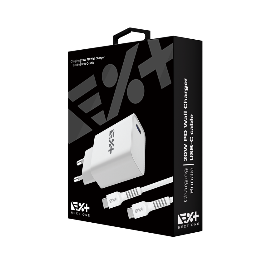 USB-C зарядно 20W от NEXT ONE с кабел - iSTYLE BG