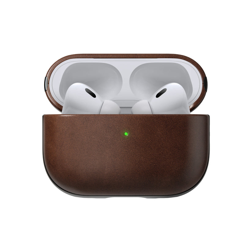 "Nomad Leather case, brown - AirPods Pro 2" - iSTYLE BG