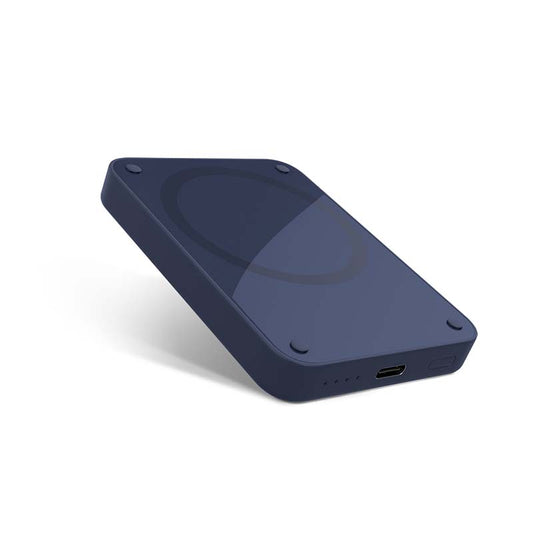 iStyle 4200mAh Magnetic Wireless Power Bank MagSafe compatible - blue - iSTYLE BG