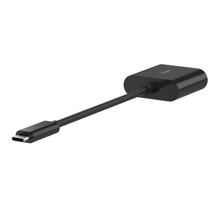 Belkin Connect USB-C to Ethernet + Charge Adapter 100W - Black