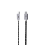 ISTYLE Fabric Braided Cable USB-C to USB-C 1.8m 2020 - space grey