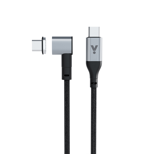 ISTYLE Magnetic Braided Data Cable USB-C to USB-C - gray - iSTYLE BG