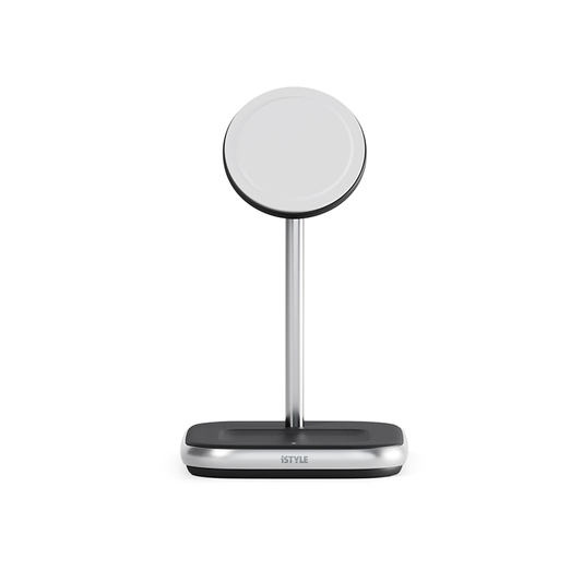 ISTYLE 2IN1 MagSafe Wireless Charger - black - iSTYLE BG