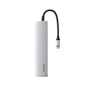 iStyle 6in1 Aluminium Hub 8K with USB-C connector - silver - iSTYLE BG