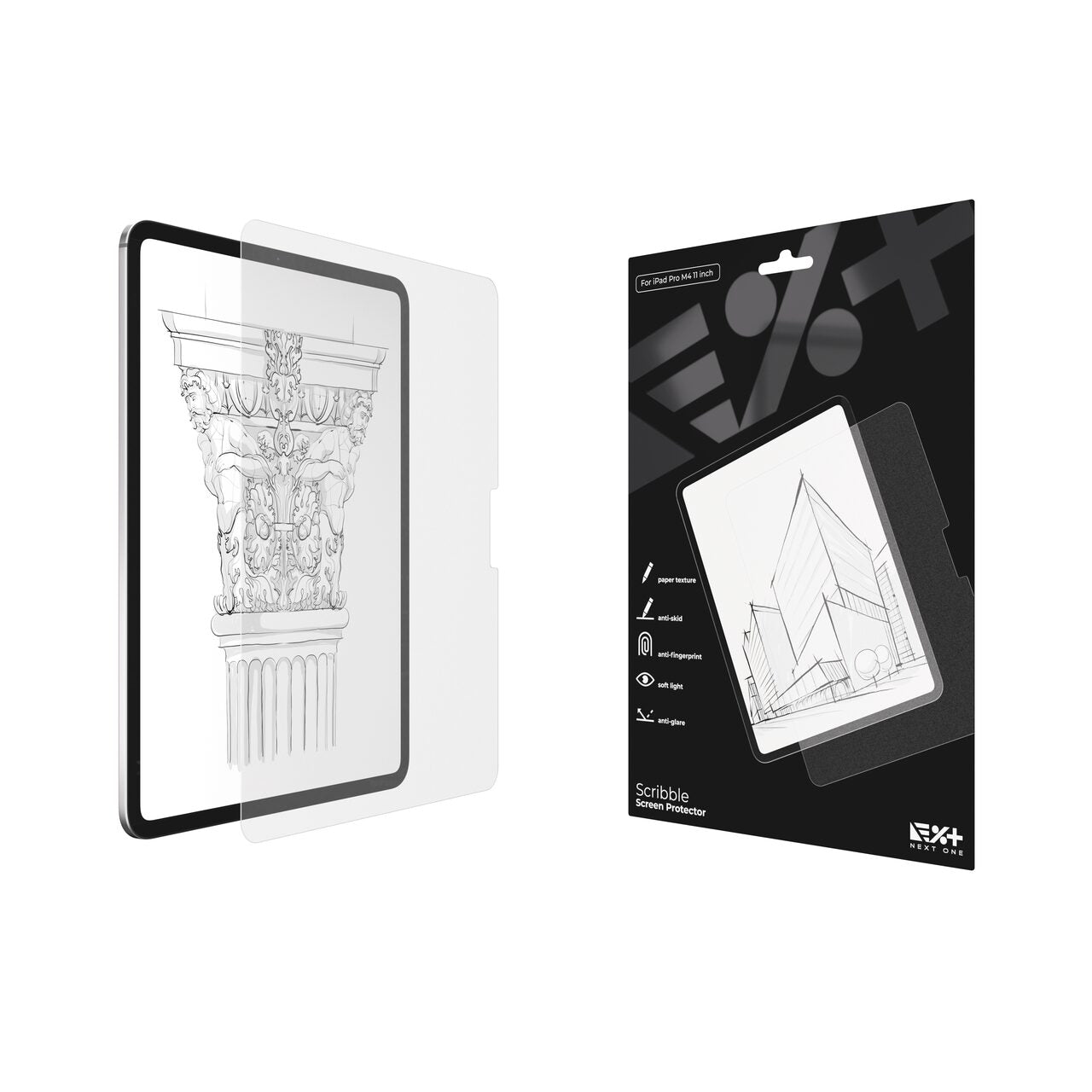 Протектор с усещане за хартия за iPad Pro 11" M4 от NEXT ONE - iSTYLE BG