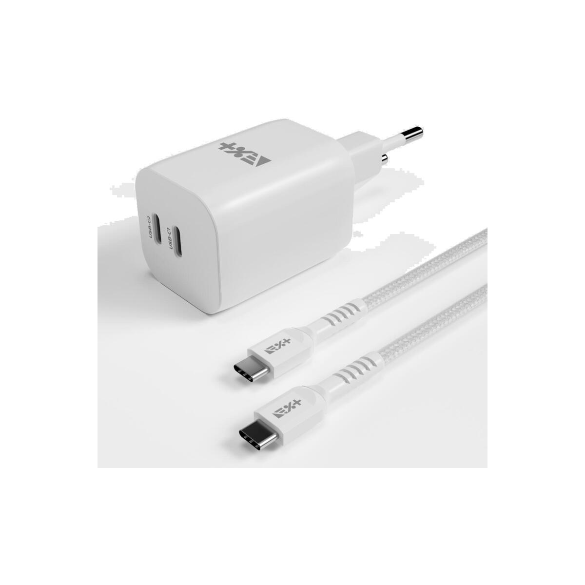 Двойно USB-C зарядно 35W от NEXT ONE с кабел - iSTYLE BG