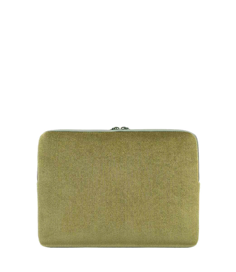 Tucano Velluto 13inch Case Stretchy neoprene & corduroy cover MacBook Pro/Air 13inch & Laptop 12inch - Green - iSTYLE BG