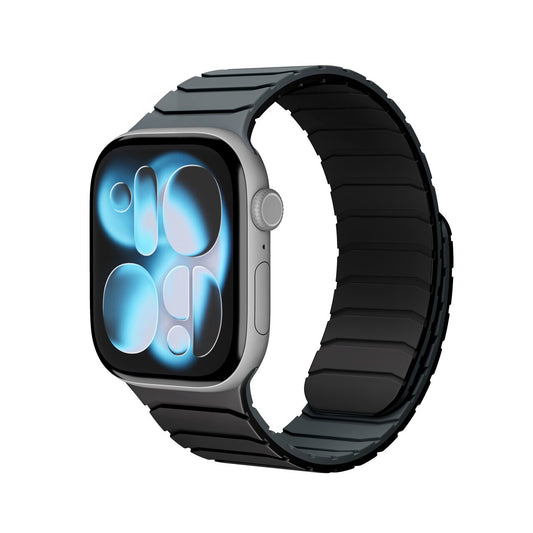 NOA MAGNETIC SWITCH BAND FOR APPLE WATCH 38-42MM | BLACK GREY