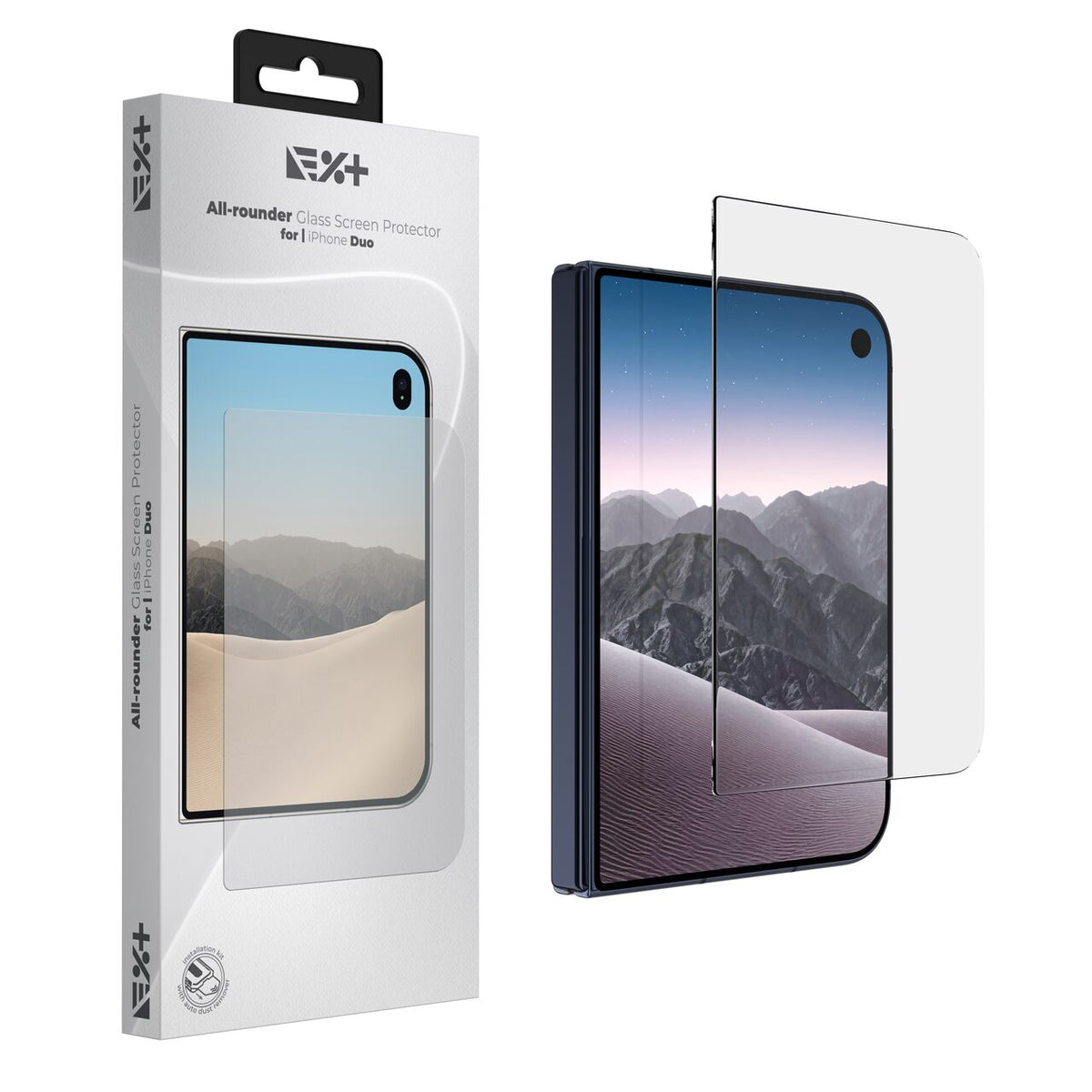 Стъклен протектор за екран All-Rounder от NOA за iPhone Duo - iSTYLE.bg