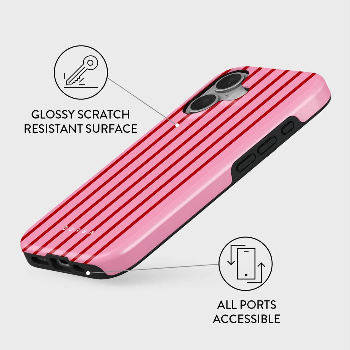 Калъф за iPhone 16 от BURGA - Tough - Favorite Bikini - iSTYLE.bg