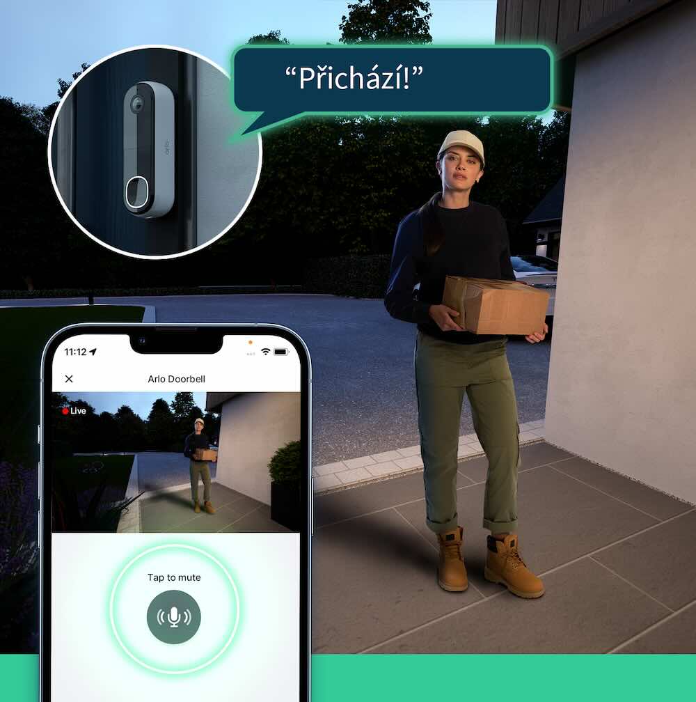 Arlo Essential (Gen.2) Video Doorbell and Chime 2K Security wireless - 1 Doorbell and chime - White - iSTYLE BG