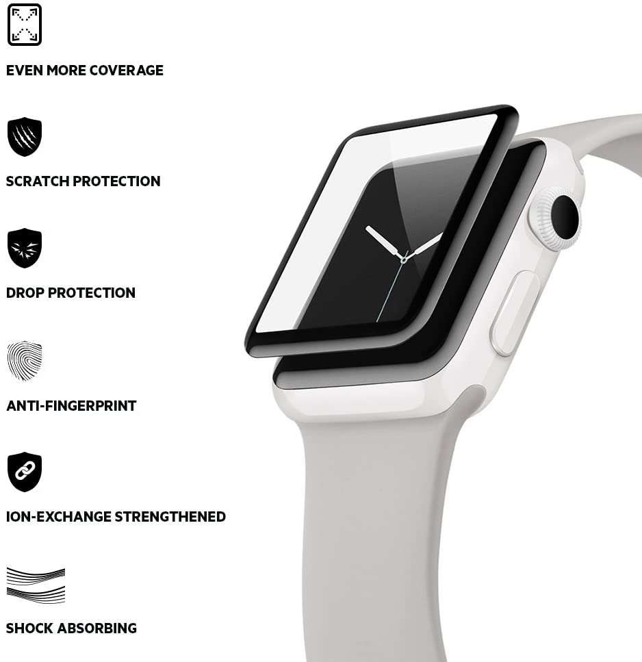 Belkin UltraCurve Screen Protector for Apple Watch 38mm Series 2/3 - water resistant - iSTYLE BG
