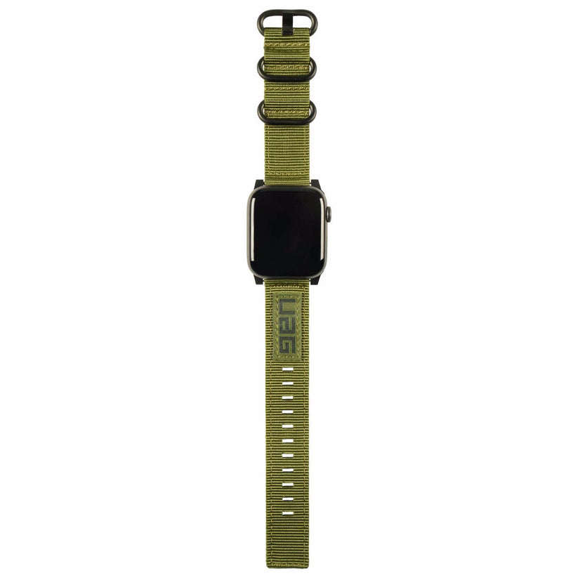Каишка за Apple Watch от UAG - 44/42 mm Nato зелена - iSTYLE BG