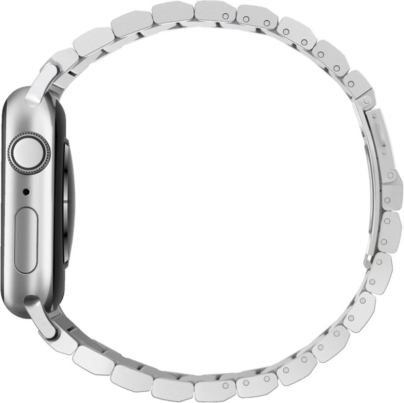 Каишка за Apple Watch от Nomad - 44/42 mm Steel - сребриста - iSTYLE BG