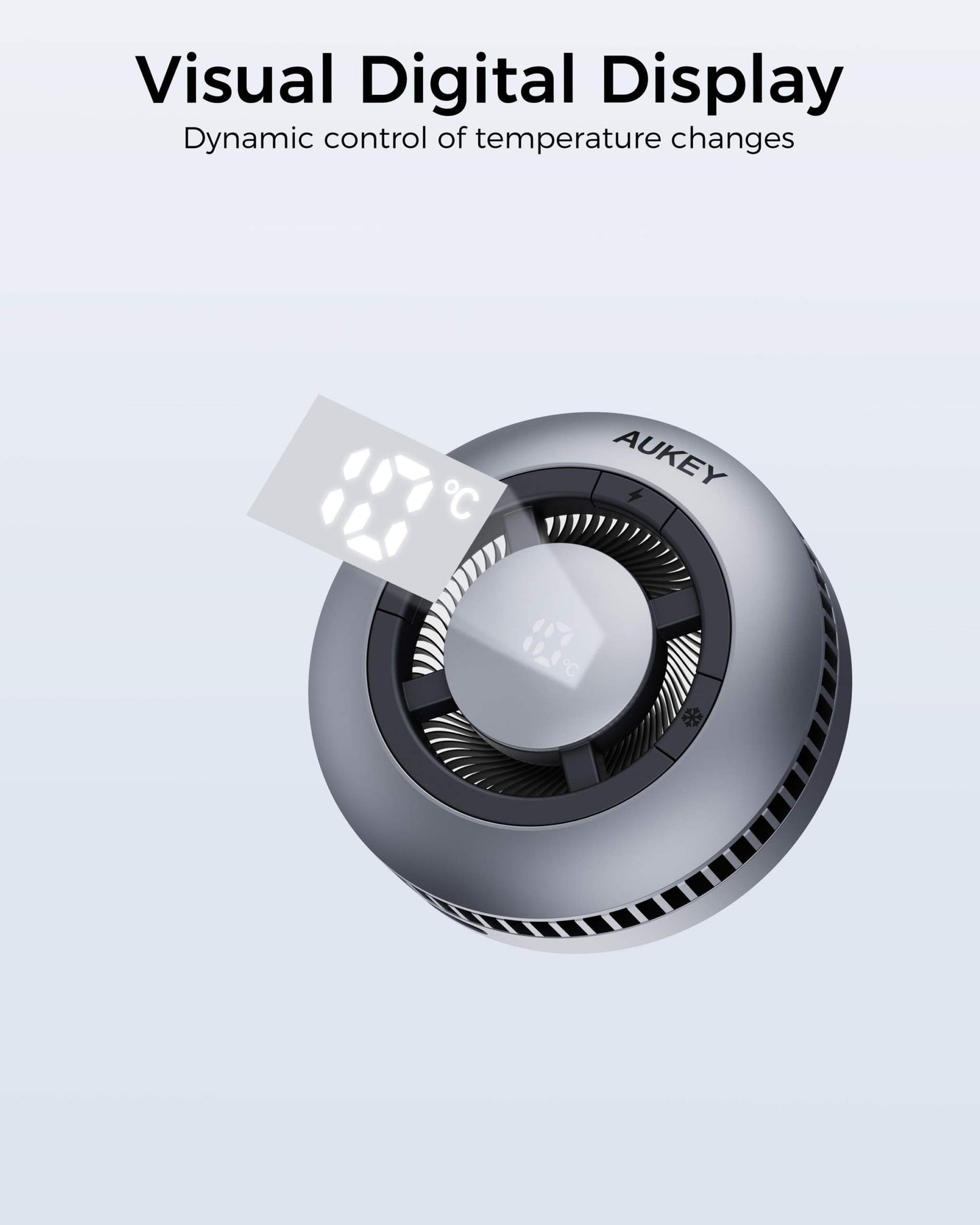 Охлаждащо магнитно бързо зарядно от AUKEY - GameFrost Qi2