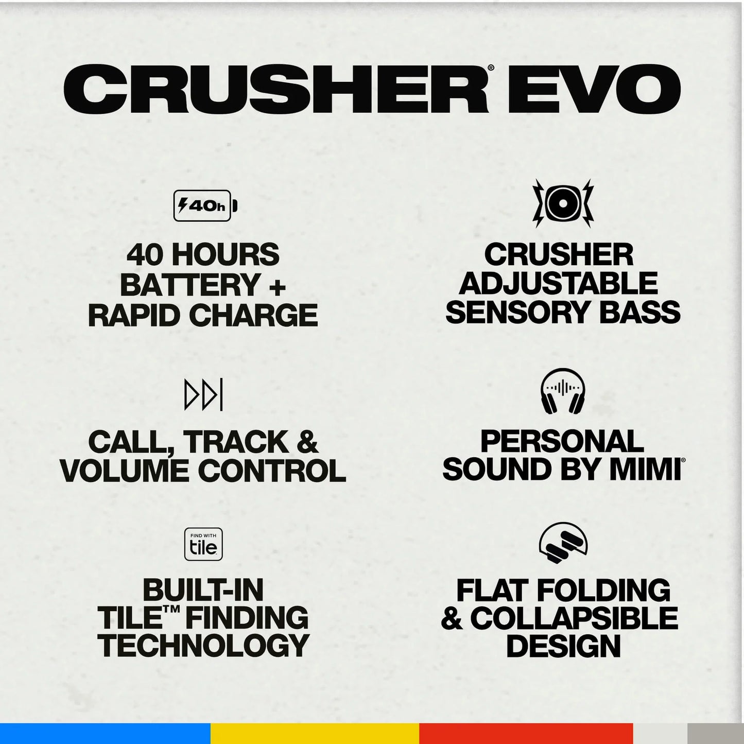 SKULLCANDY CRUSHER EVO PRIMER