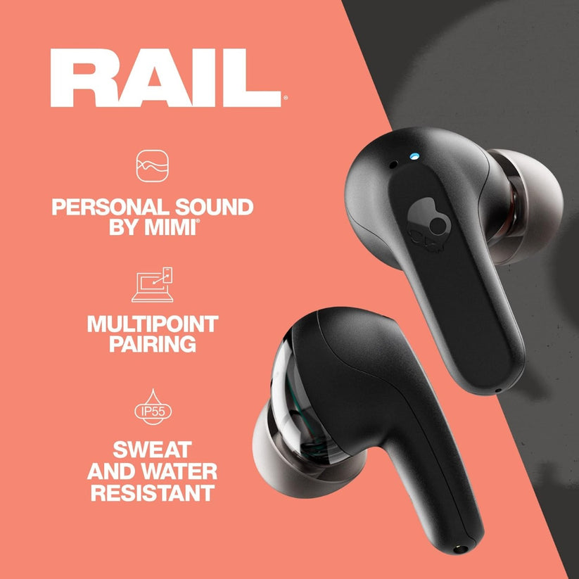 RAIL TRUE WIRELESS IN EAR TRUE BLACK - iSTYLE BG