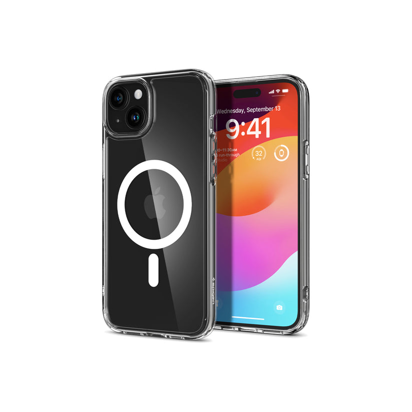 Spigen Crystal Hybrid MagSafe, white - iPhone 15 Plus - iSTYLE BG
