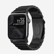 Каишка за Apple Watch от Nomad - Nomad 44/42 mm Titanium Band Black - iSTYLE BG