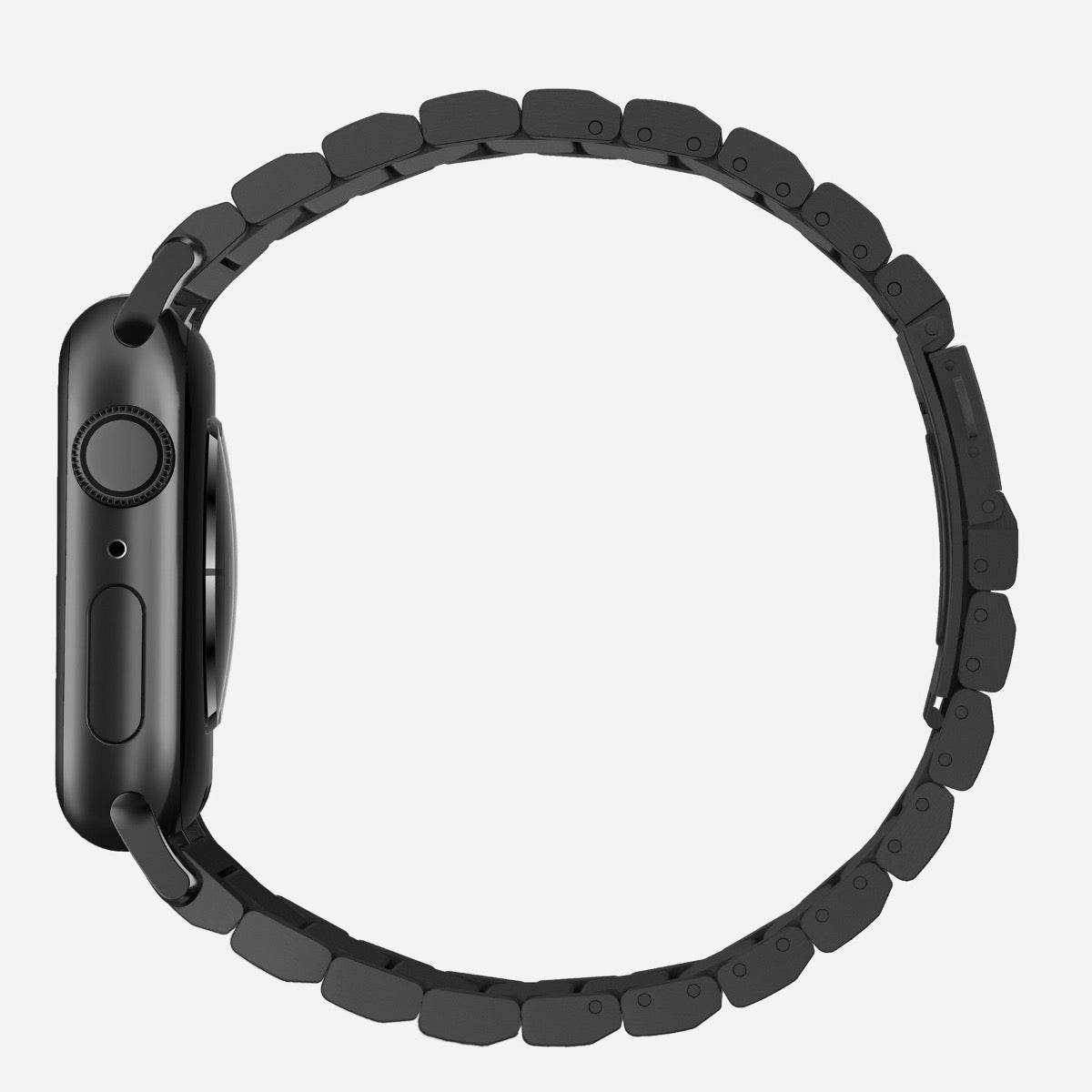 Каишка за Apple Watch от Nomad - Nomad 44/42 mm Titanium Band Black - iSTYLE BG