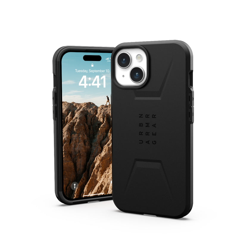 UAG Civilian MagSafe, black - iPhone 15 - iSTYLE BG