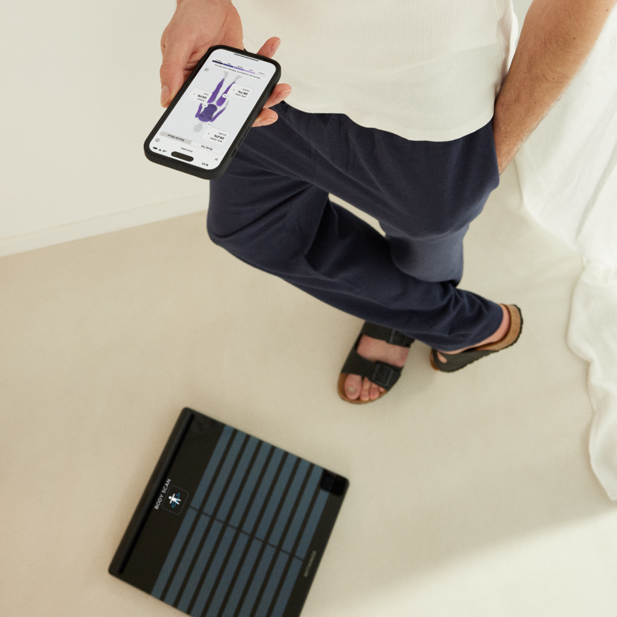 Черен смарт кантар от Withings - Body Scan - iSTYLE BG