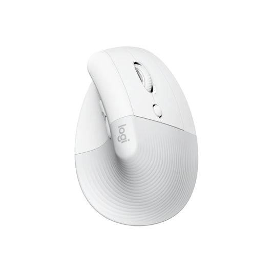 Logitech Lift for Mac Vertical Ergonomic Mouse - Off-White/Pale Grey