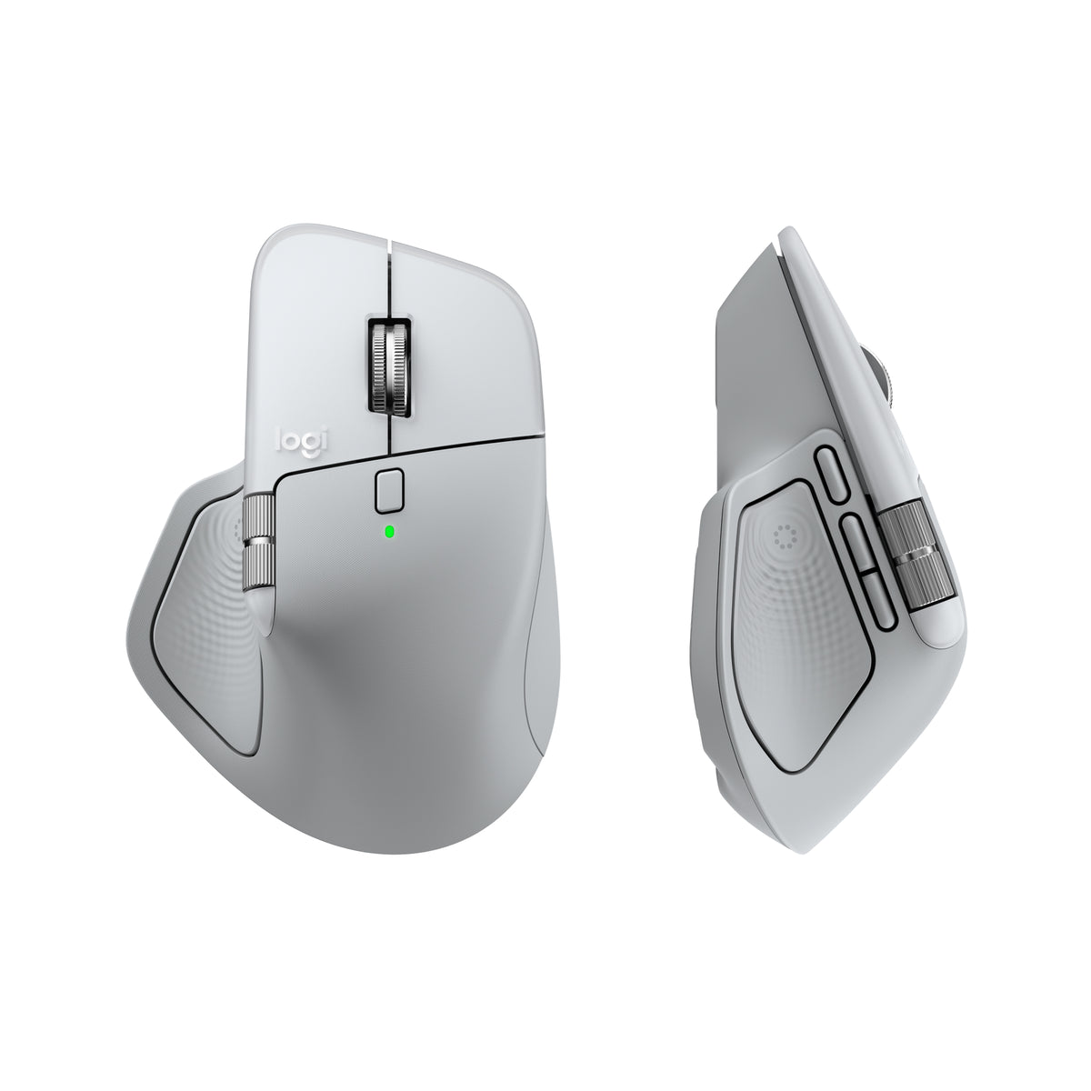 Logitech MX Master 4 Wireless Mouse for Mac - White Silver