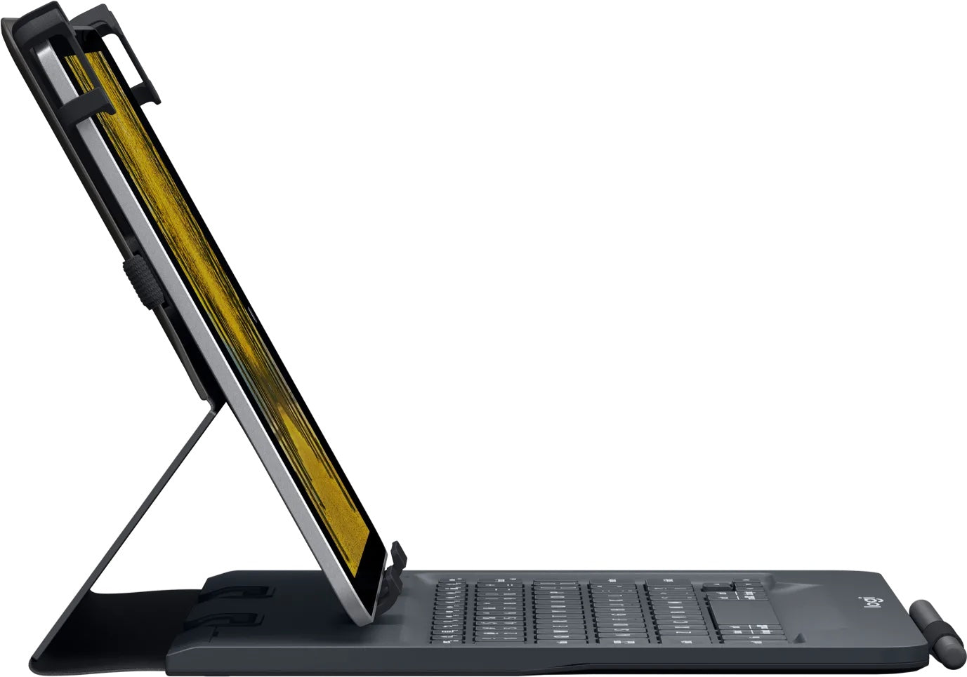 Logitech Universal Folio Keyboard case with Bluetooth for 9-10 inch Apple, Android, Windows tablets for 9-10 inch tablets - Black - UK