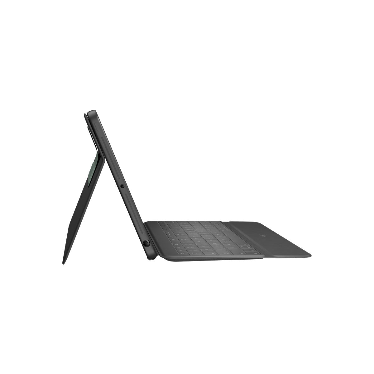 Logitech Rugged Folio Ultra-protective keyboard case with Smart Connector for iPad (7th, 8th and 9th gen) - Graphite - UK
