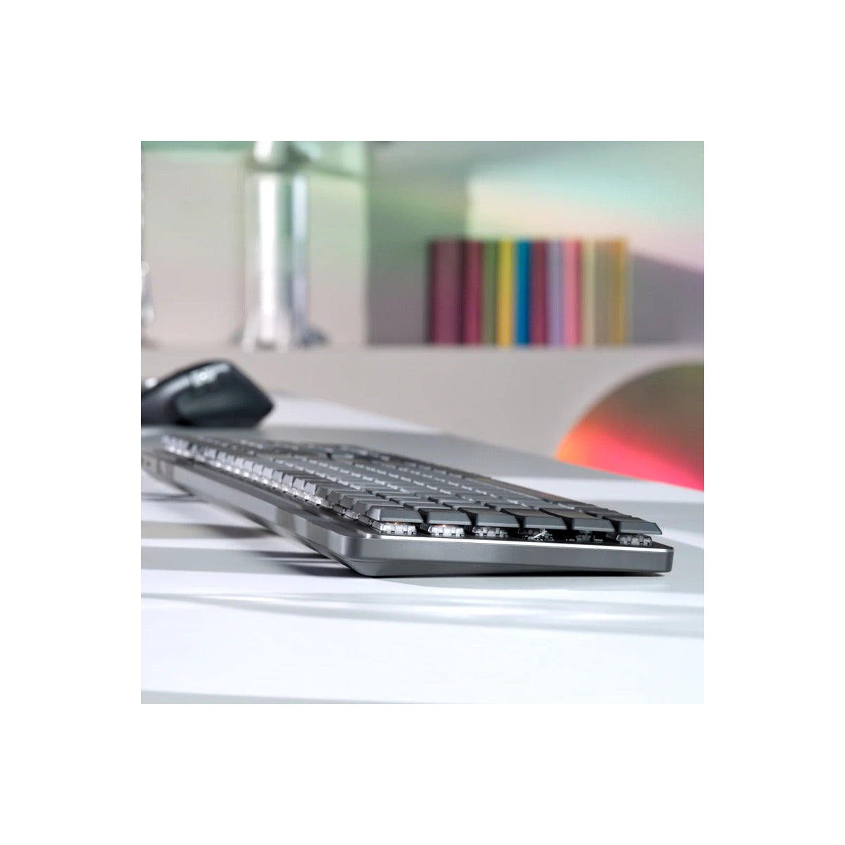 Logitech MX Mechanical Wireless Illuminated Performance Keyboard-2.4GHZ/BT-N/A-EMEA28-935- Tactile - Graphite - US INT'L - iSTYLE.bg