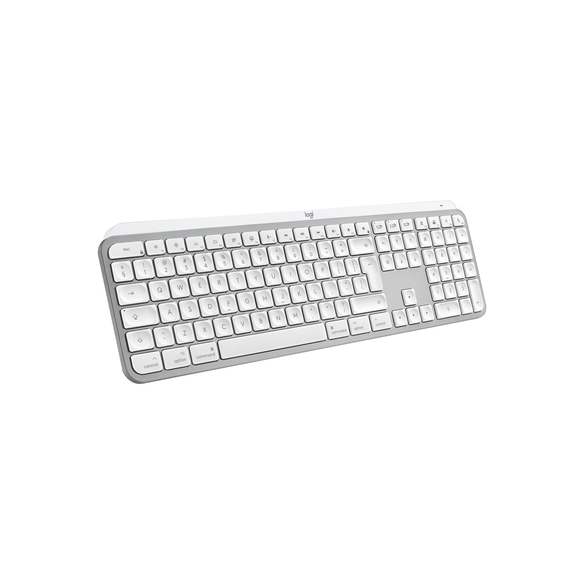 Logitech MX Keys S for Mac Compact Wireless Performance Mouse - Pale Grey - US/INT