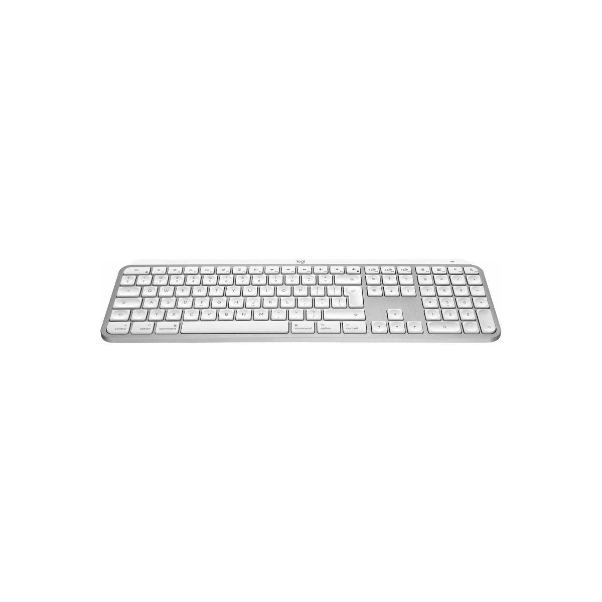 Logitech MX Keys S for Mac Compact Wireless Performance Mouse - Pale Grey - US/INT