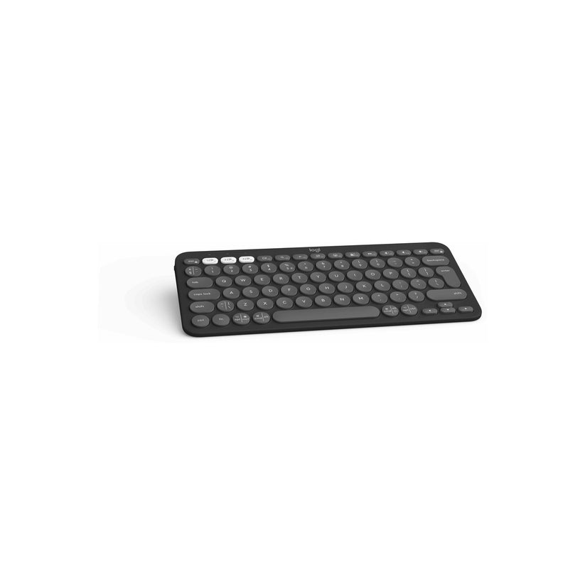 Logitech Pebble Keys 2 Slim, minimalist Bluetooth keyboard with customizable keys - Tonal Graphite - US - iSTYLE.bg