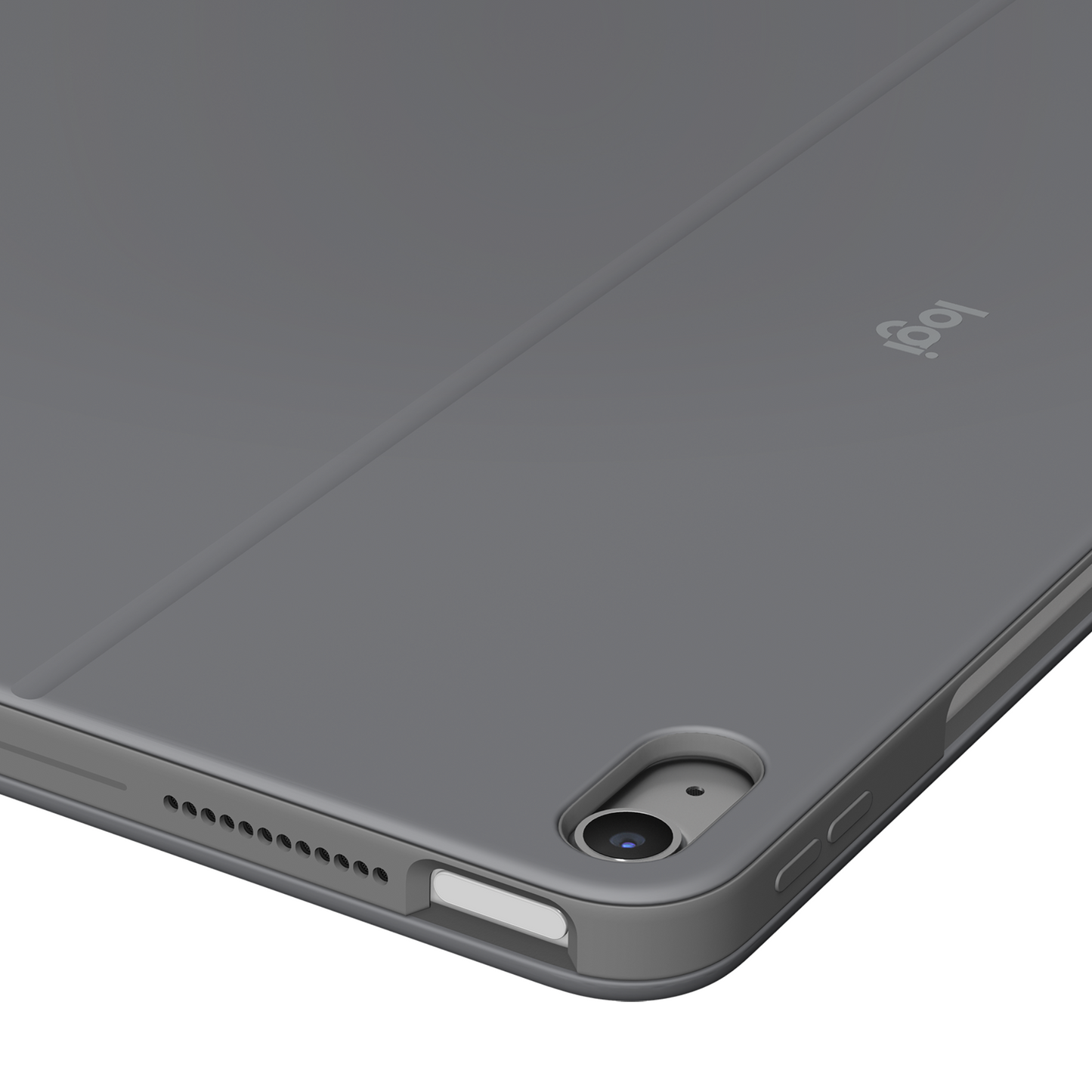 Logitech Combo Touch for iPad Air 13-inch (M2)-OXFORD-935OLD948,EMEA - Grey - US INT'L