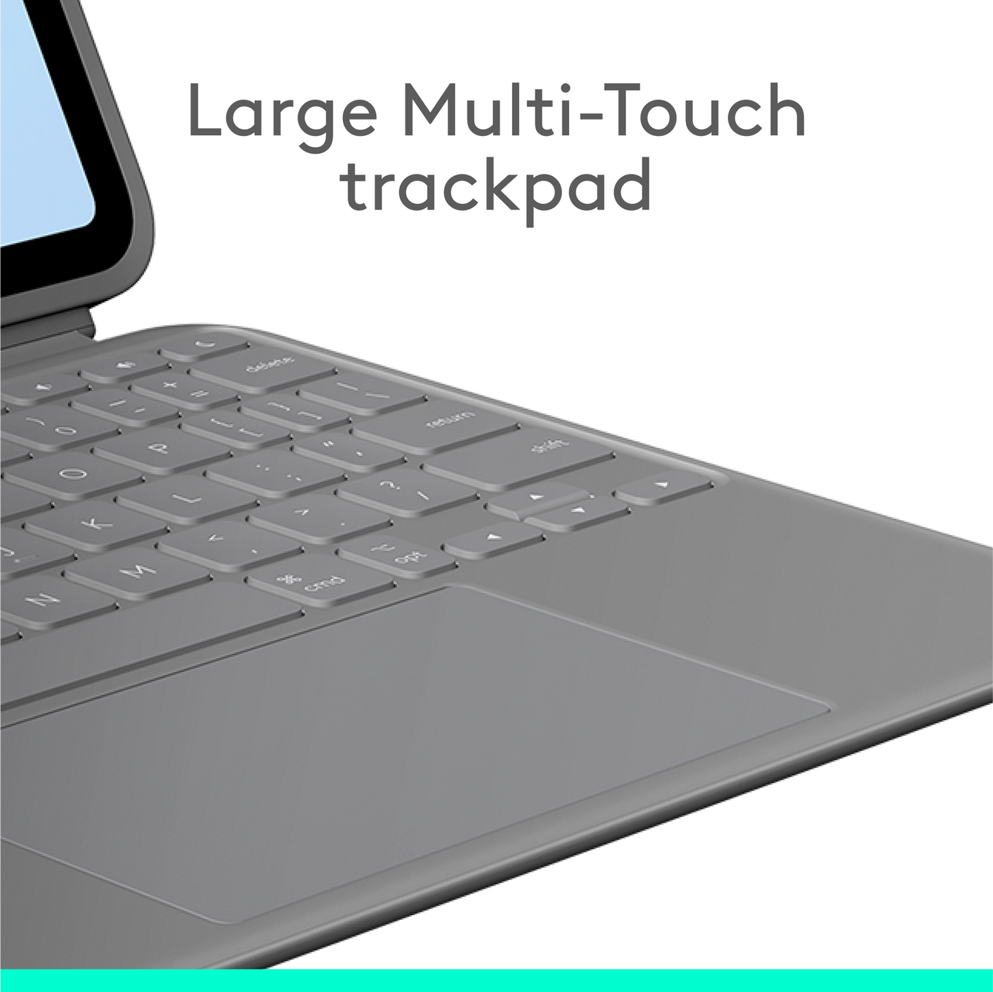 Logitech Combo Touch iPad Air 11-inch (M2)-OXFORD-935OLD948-US,EMEA - Grey - US INT'L - iSTYLE.bg
