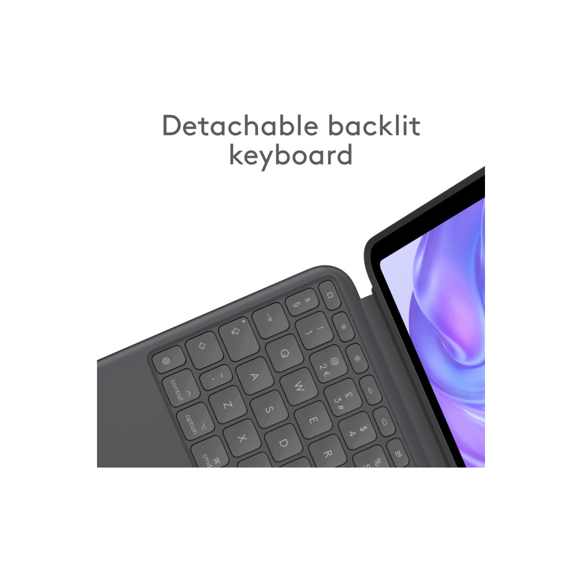 Logitech Combo Touch iPad Pro 11-inch (M4)-EMEA28-935 - Graphite - US