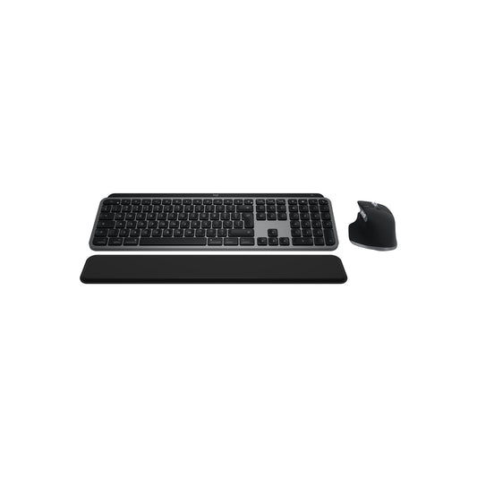 Logitech MX Keys S Combo for Mac MX Master 3S for Mac, MX Keys S for Mac & MX Palm Rest - Space Grey - US/INT