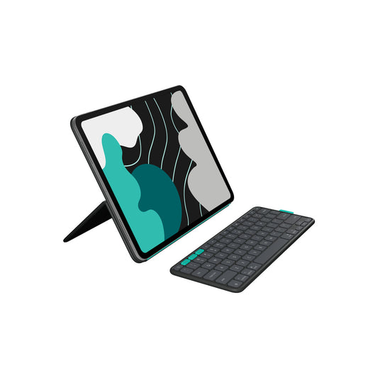 Logitech Flip Folio keyboard case for iPad Pro & Air 13" Graphite - US