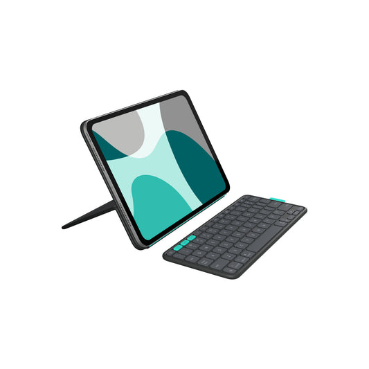 Клавиатура за iPad Pro & Air 11 от Logitech - Flip Folio - сива - US