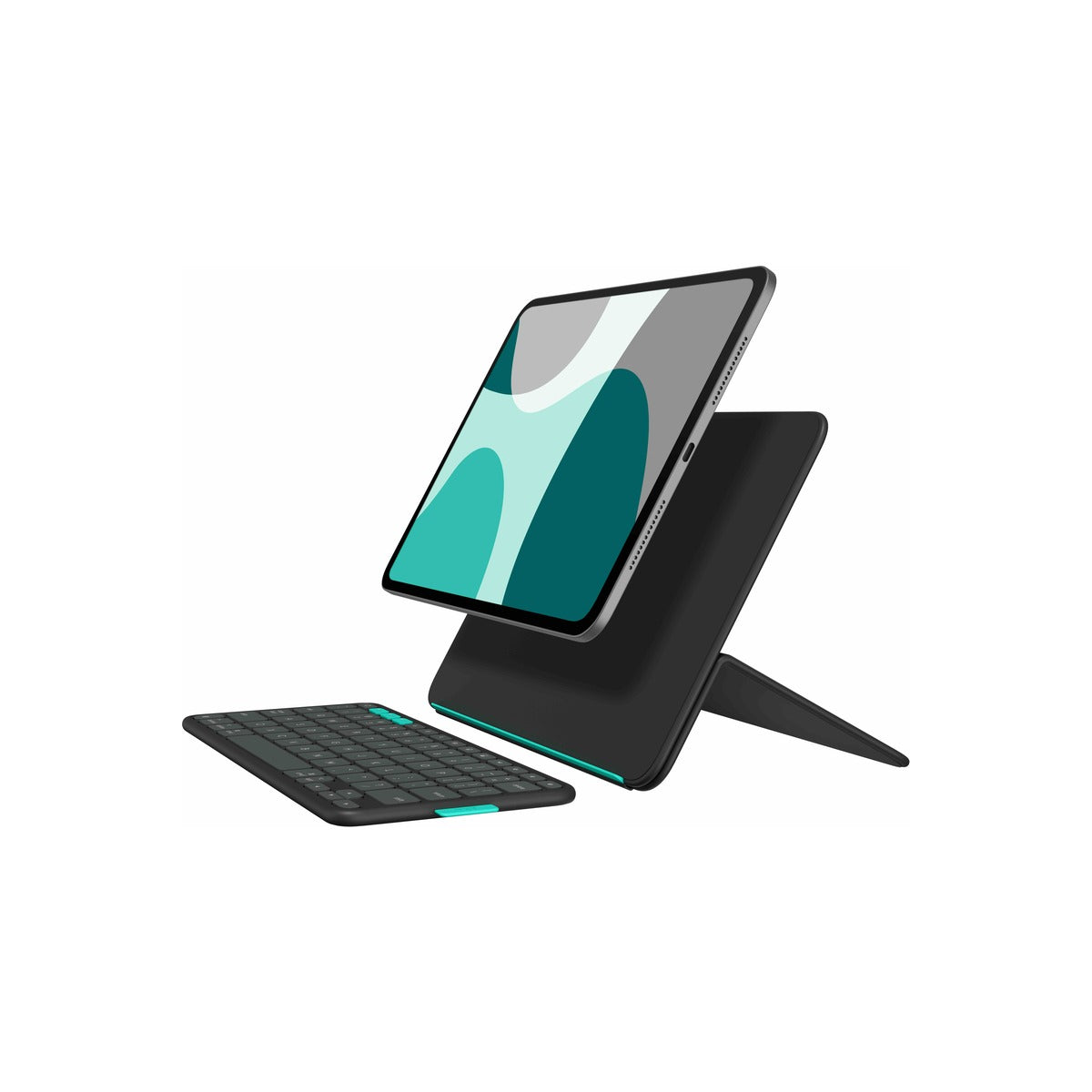 Logitech Flip Folio keyboard case for iPad Pro & Air 11" Graphite - US