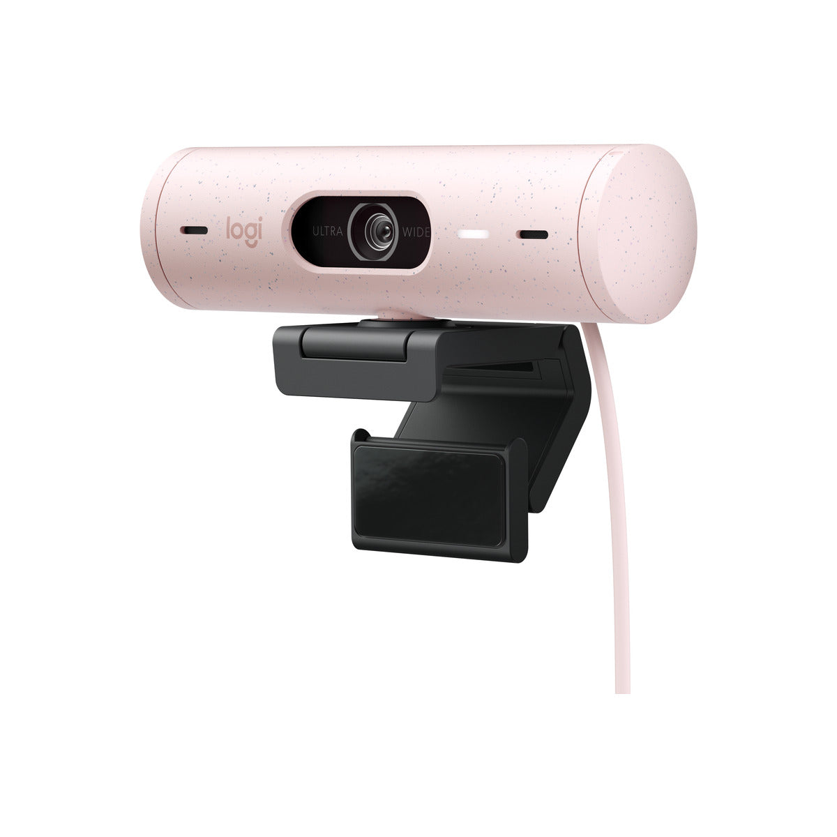 Logitech Brio 500 Full HD 1080p webcam w light correction, auto-framing, & Show Mode - Rose