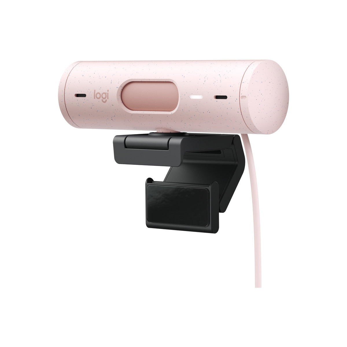 Logitech Brio 500 Full HD 1080p webcam w light correction, auto-framing, & Show Mode - Rose