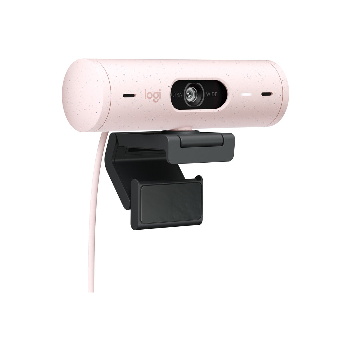 Logitech Brio 500 Full HD 1080p webcam w light correction, auto-framing, & Show Mode - Rose