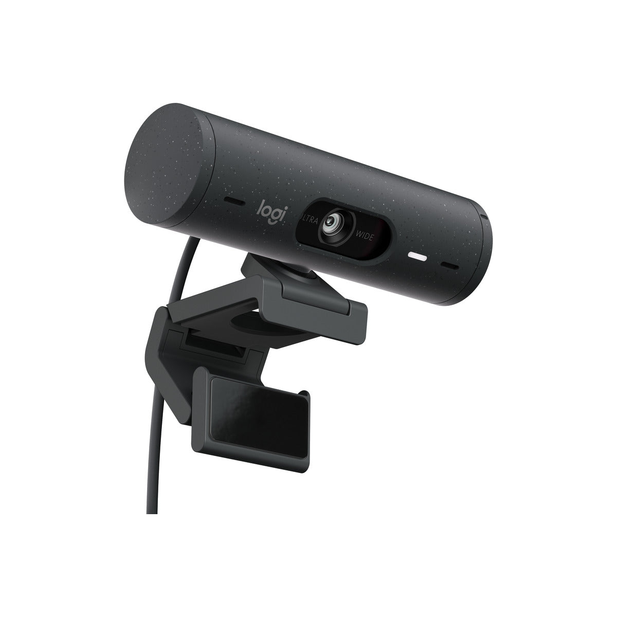 Logitech Brio 500 Full HD 1080p webcam w light correction, auto-framing, & Show Mode - Graphite