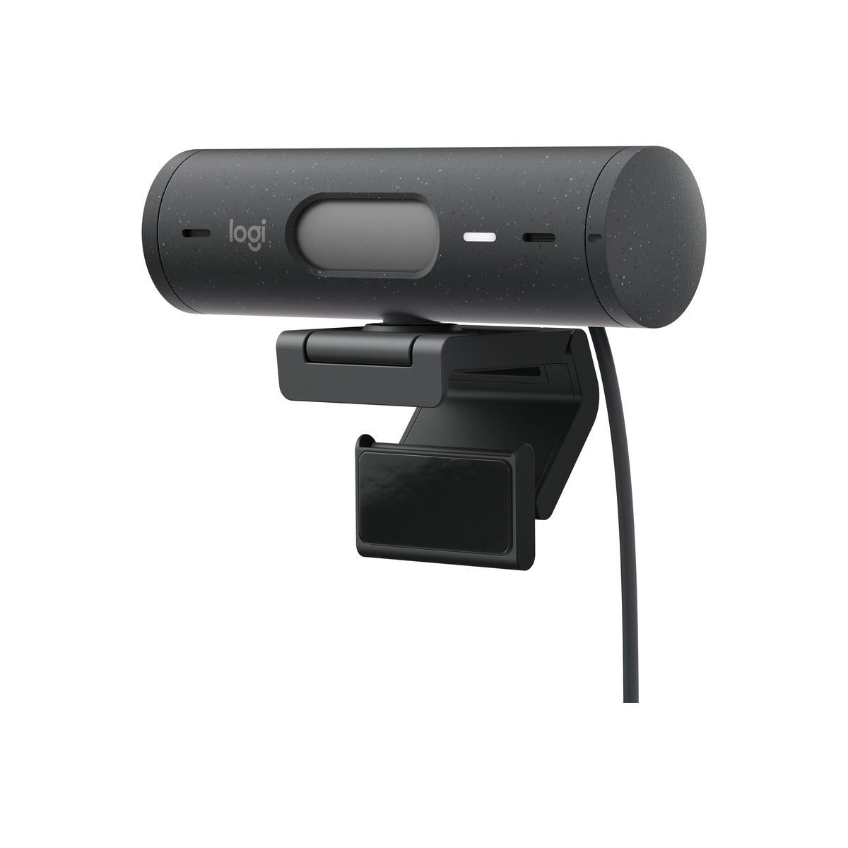 Logitech Brio 500 Full HD 1080p webcam w light correction, auto-framing, & Show Mode - Graphite