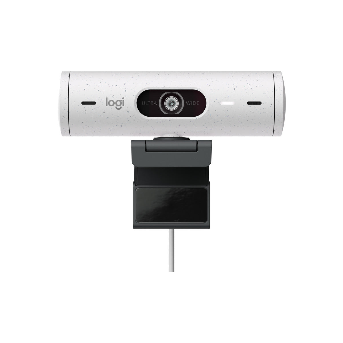Logitech Brio 500 Full HD 1080p webcam w light correction, auto-framing, & Show Mode - Off White