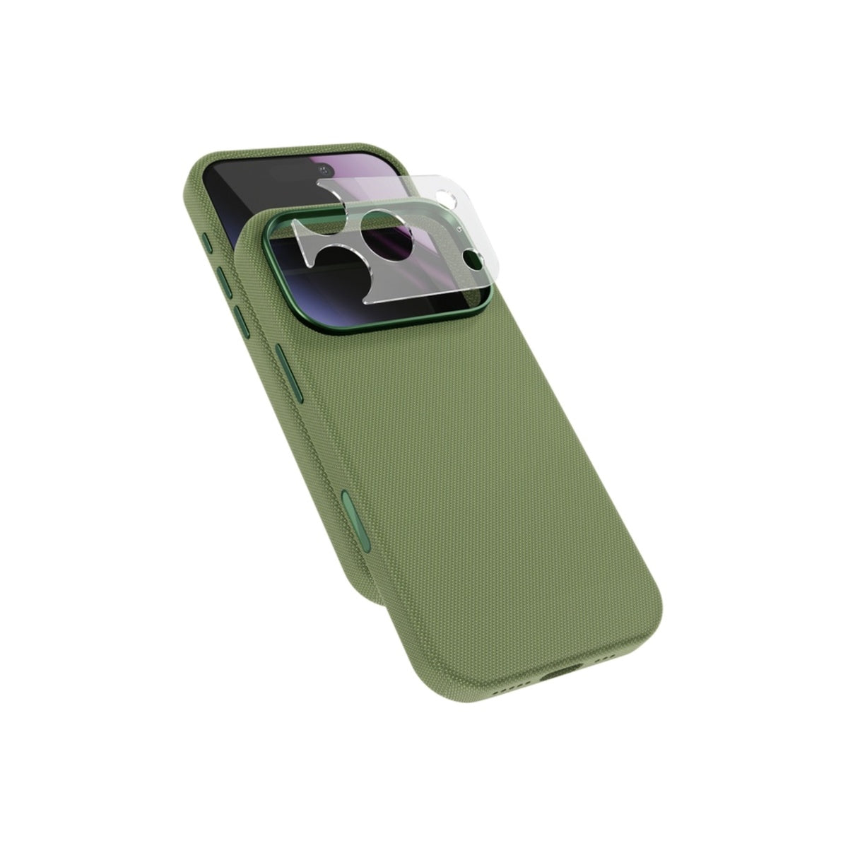 Кейс SolidWoven Pro Mag+ с MagSafe от Epico за iPhone 17 Pro Max/18 Pro Max | Зелен