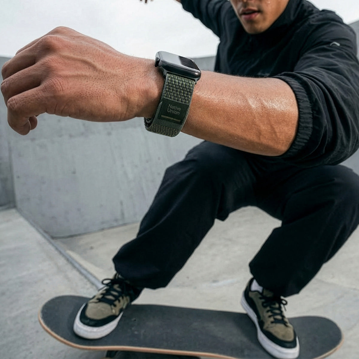 Native Union Active Watch Loop For Apple Watch 38/40/41/42mm- Slate Green